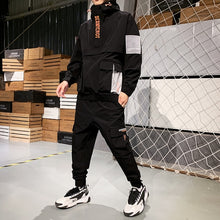 Load image into Gallery viewer, 2020 Workwear jacket men's Hooded Jacket+Pants 2PC Sets baseball loose Pullover coat & Long Pants Mens Clothing