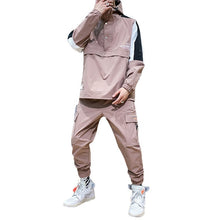 Load image into Gallery viewer, 2020 Workwear jacket men's Hooded Jacket+Pants 2PC Sets baseball loose Pullover coat & Long Pants Mens Clothing